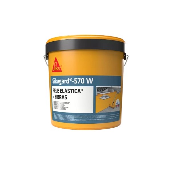 Membrana Elástica Sikagard-570W + Fibras Branco 20kg