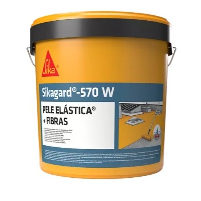 Membrana Elástica Sikagard-570W + Fibras Telha 20kg