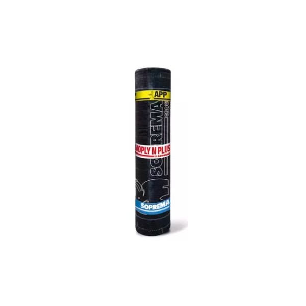 Tela Asf. Moply N Plus Poliasfal Plast. APP -10  FP 4kg Cinza (Rolo 10mt2)