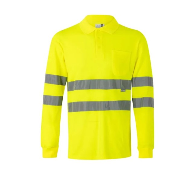 Polo Algodão ML Alta Visibilidade Fluorescente 