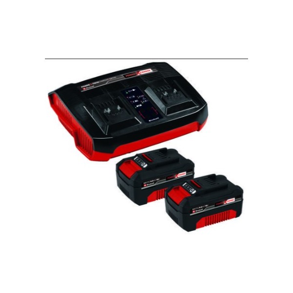Kit Carregador Einhell +2 Baterias 18v 4Ah