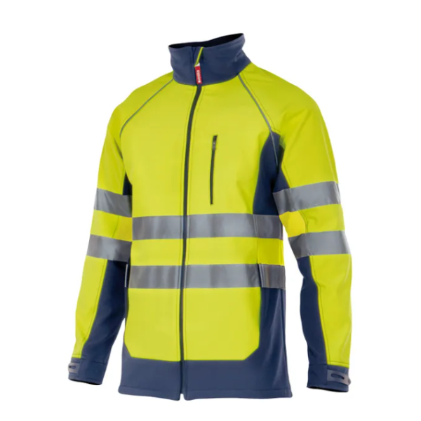 Casaco Softshell Bicolor Alta Visibilidade 