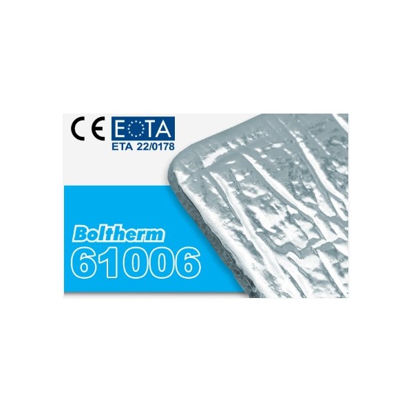 Boltherm 61006 C/Esp. 5mm+Alum.2Fac. 1,20x33,34mt (Rolo 40m2)