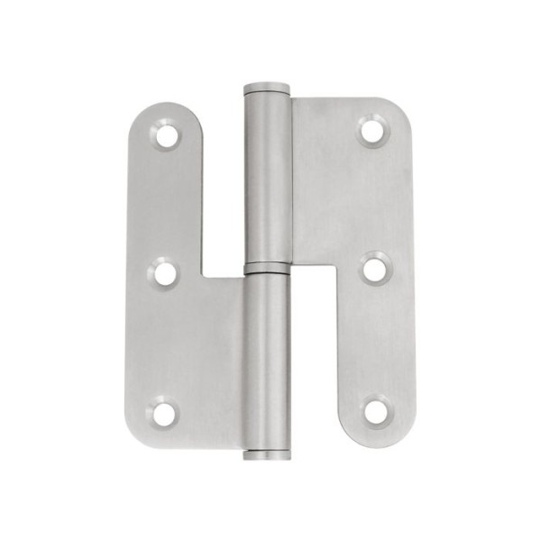 Dobradiça 441 1/2 Balanço 31/2" Esq. Aço Inox