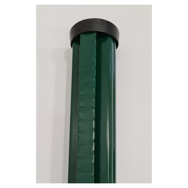 Poste Cremalheira Redond. 50 P/Rede 1,50mt Verde 6005