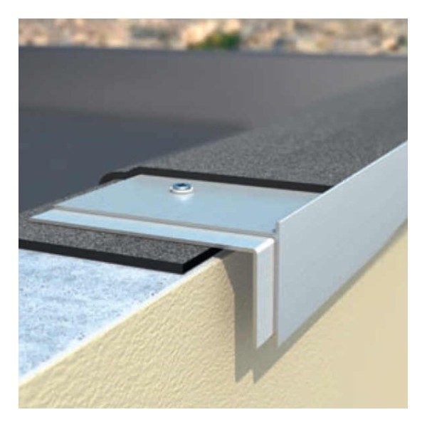 Perfil Riveco 30/80 - Remate e pingadeira p/ impermeabilizações c/ 3mt